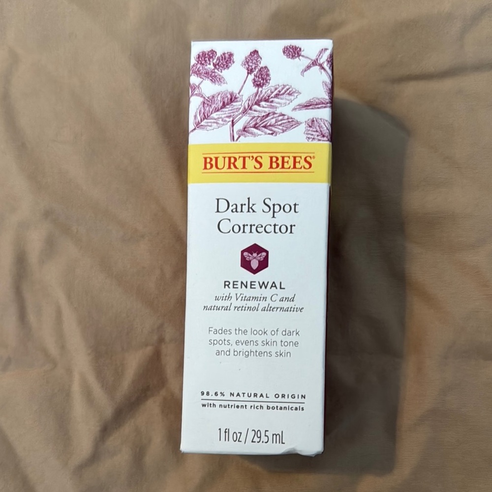 New Burt's Bees Dark Spot Corrector